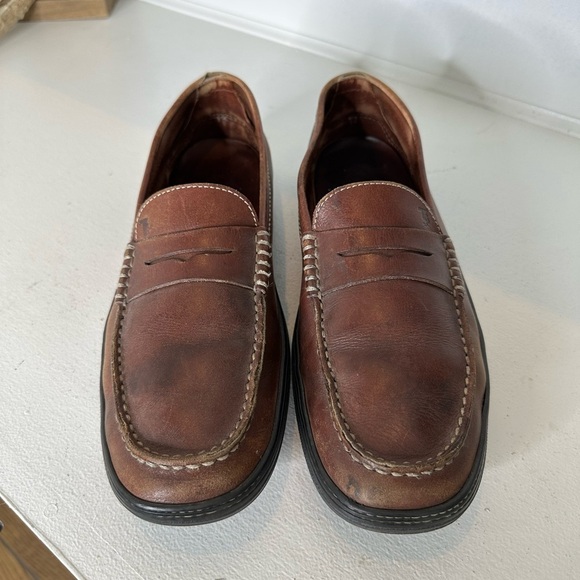 Tod’s Brown Classic Leather Penny Loafers Quiet Luxury Size 12 – Made in Italy - Picture 3 of 10